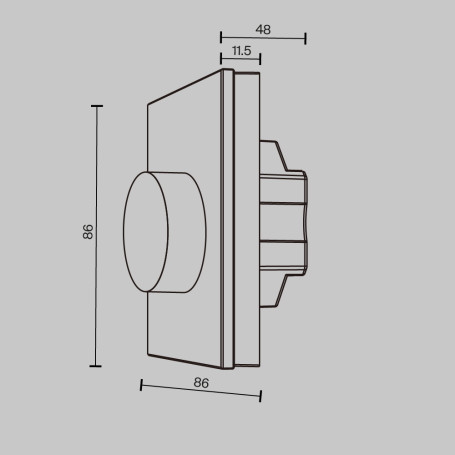 Панель управления Maytoni Lighting control 731005