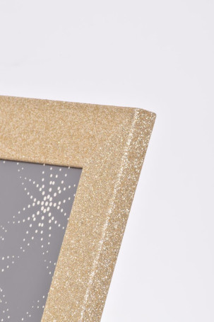 Фоторамка Innova PI00243 Ф/рамка 10*15cm Glitter, золото, МДФ (6/720) Б0046314