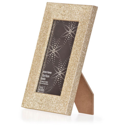 Фоторамка Innova PI00243 Ф/рамка 10*15cm Glitter, золото, МДФ (6/720) Б0046314