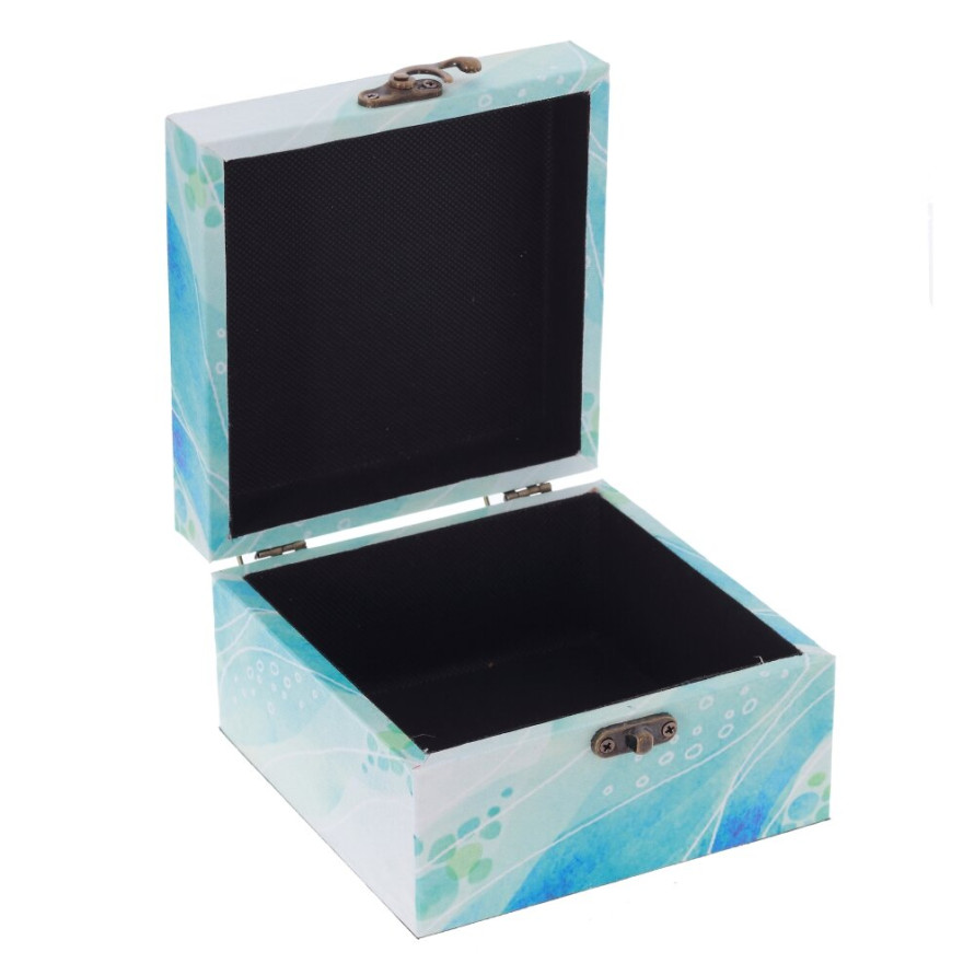 Шкатулка, L14 W14 H8 см (800096)