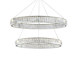 Вертикальная композиция Newport 8240 из двух колец хром №14 S8240_032CH