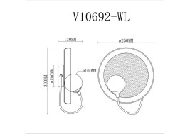 Бра Moderli Cosmi V10692-WL