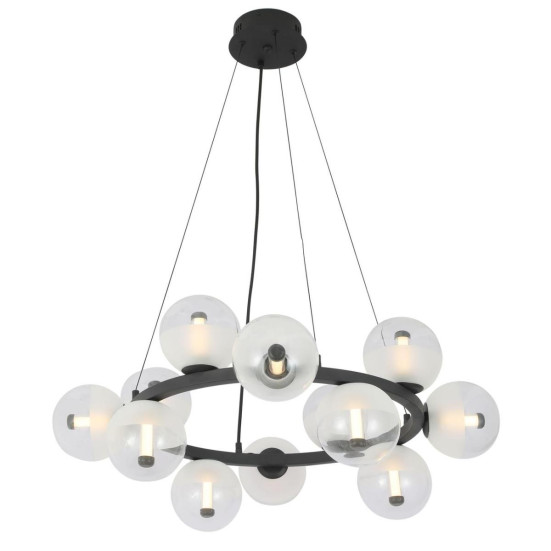 Люстра подвесная Alfa Light F1824-02 600*600*280+1500mm LED/13W/3000K