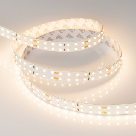 Светодиодная лента Arlight 20W/m 196LED/m 2835SMD теплый белый 5M 019091(2)