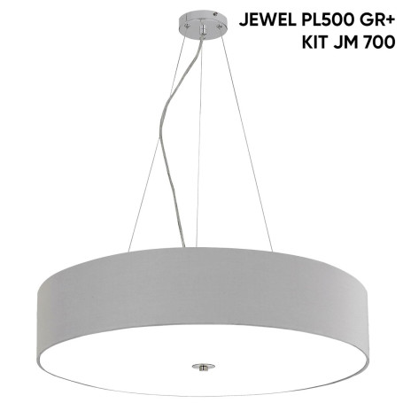 Потолочный светильник Crystal Lux Jewel PL700 Gray