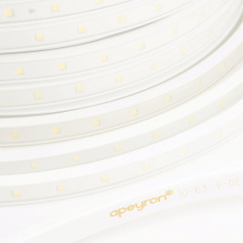 Светодиодная влагозащищенная лента Apeyron 6W/m 60LED/m 2835SMD холодный белый 50M 10-62