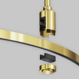 Шинопровод круглый из полукругов 1800мм Maytoni Technical FLARITY Busbar trunkings Flarity TRX154-2SR-D1800-BS