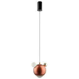 Подвесной светодиодный светильник Crystal Lux Amigo SP Led Red