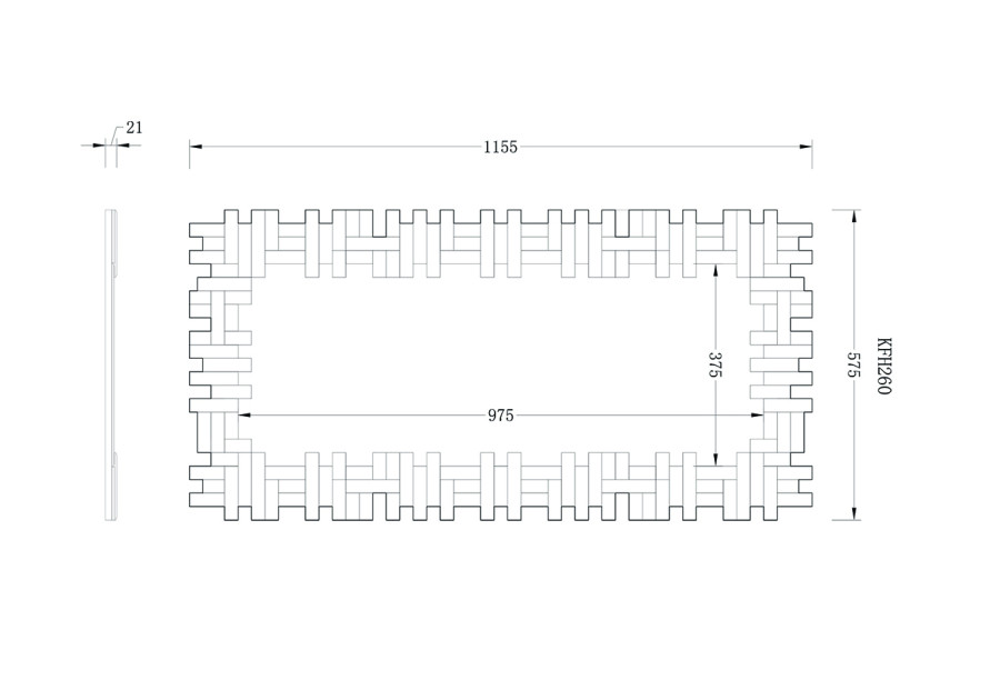 Зеркало настенное