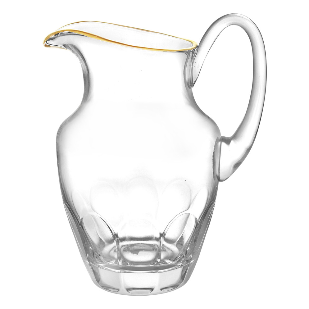 Кувшин 1,4л.&quot;Кветна&quot; золотой ободок