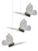 Подвесная светодиодная люстра Natali Kovaltseva Butterflies Led Lamps 81366 Gold