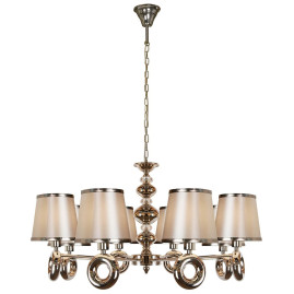 Подвесная люстра iLamp Brooklyn P2401-8 Nickel