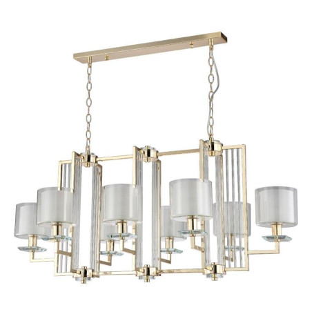 Подвесная люстра Crystal Lux Nicolas SP8 L1000 Gold/White