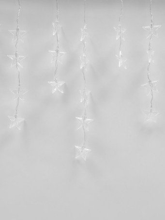 Светодиодная гирлянда Uniel занавес 220V белый ULD-E5505-196/DTK WHITE-BLUE IP20 STARS-1 UL-00001410