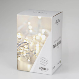 Уличная светодиодная гирлянда Ardecoled сеть 230V теплый белый ARD-Netlight-Classic-2000X1500-Clear-288Led Warm 024685