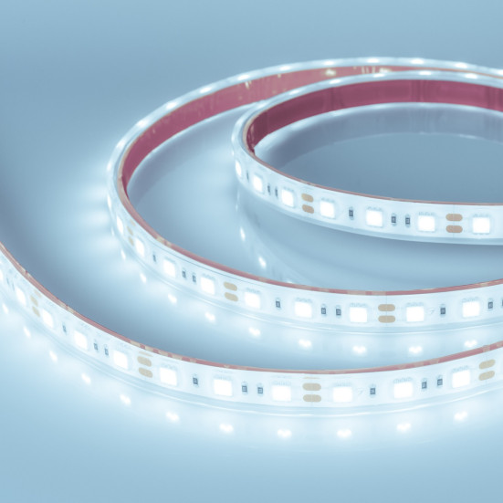 Светодиодная влагозащищенная лента Arlight 14,4W/m 60LED/m 5060SMD холодный белый 5M 036441