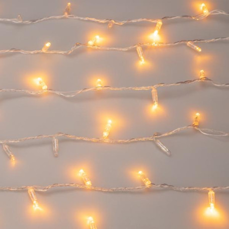 Уличная светодиодная гирлянда Ardecoled нить 230V желтый ARD-String-Classic-1000-Clear-100Led-Pulse Yellow 031642