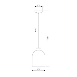 Подвесной светильник Eurosvet Tandem 50119/1 никель
