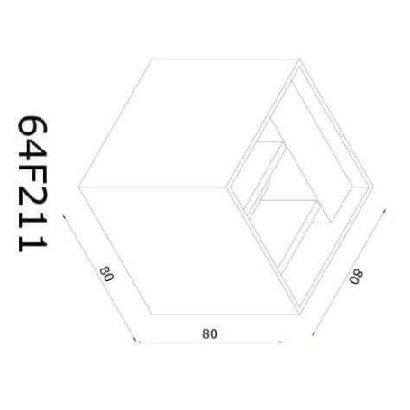 Уличный настенный светодиодный светильник Lucide Xia 17293/02/31
