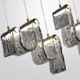 Подвесной светодиодный светильник Odeon Light L-Vision Flow 5106/52L