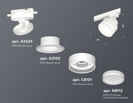 Комплект трекового светильника Ambrella light Track System XT (A2524, A2105, C8101, N8412) XT8101022