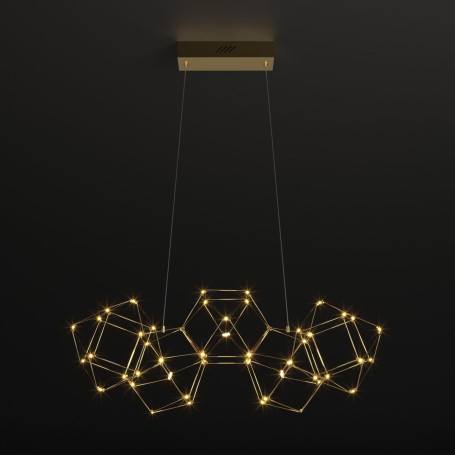 Подвесной светодиодный светильник Eurosvet Uma 90168/5 медь