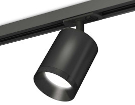 Комплект трекового светильника Ambrella light Track System XT7422001 SBK/PBK черный песок/черный полированный (A2537, C7422, N7031)