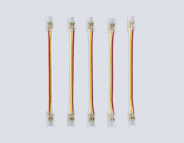 Соединитель гибкий двухсторонний AMBRELLA LIGHT ILLUMINATION COB CCT 12/24V для лент 8mm(3 конт.) (5шт. в комплекте) GS7911