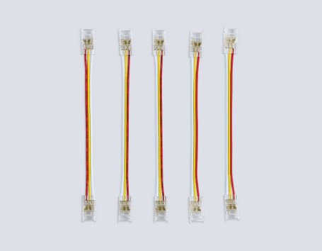 Соединитель гибкий двухсторонний AMBRELLA LIGHT ILLUMINATION COB CCT 12/24V для лент 8mm(3 конт.) (5шт. в комплекте) GS7911