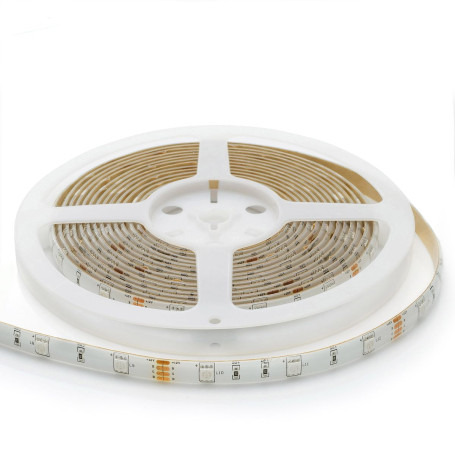 Светодиодная влагозащищенная лента Apeyron 7,2W/m 30LED/m 5050SMD разноцветная 5M 00-41