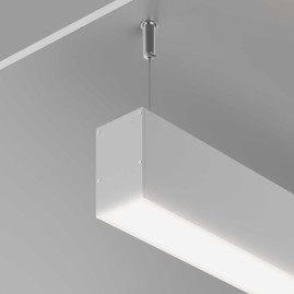 Алюминиевый профиль накладной-подвесной 50х70 (Серебро, 2 м), ALM-5070-S-2M Maytoni Led Strip 633016
