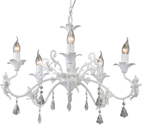 Подвесная люстра Arte Lamp Angelina A5349LM-5WH