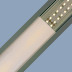 Профиль встраиваемый серебро 1м. Apeyron 08-11-01