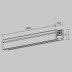 Шинопровод накладной 2м Maytoni Technical LEVITY Busbar trunkings Levity TRX184-112B-1