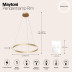 Подвесной светодиодный светильник Maytoni Rim MOD058PL-L32BS4K