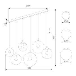 Подвесной светильник TK Lighting 4797 Esme