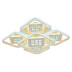 Потолочная светодиодная люстра Profit Light 8051/4+1 WHT B