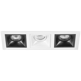 Комплект из светильников и рамки Lightstar Domino Quadro (214536+214507+214506+214507) D536070607