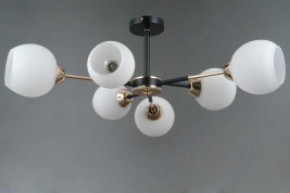 Люстра Illumico IL0715-6CSQ-24 BK GD LIBRA