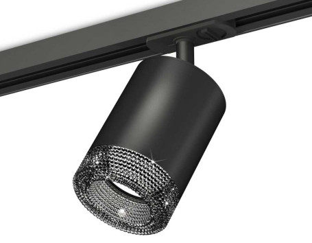 Комплект трекового светильника Ambrella light Track System XT7422010 SBK/BK черный песок/тонированный (A2537, C7422, N7192)
