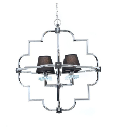 Подвесная люстра Lumina Deco Baltimore LDP 8020-4 CHR+BK