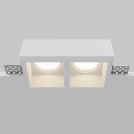 Встраиваемый светильник Maytoni Technical Downlight Gyps Modern DL131-GU10-02-W