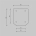 Заглушка торцевая Maytoni Technical к профилю 2шт TRA034MPEC-21S(N)