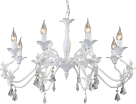 Подвесная люстра Arte Lamp Angelina A5349LM-8WH