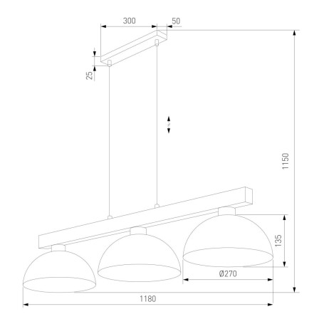 Подвесной светильник TK Lighting 6299 Oslo a068762