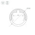 Профиль Arlight Round-D10.5-2000 Anod 029088