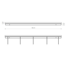 Основание для светильника Nowodvorski Cameleon Canopy B 1500 8608