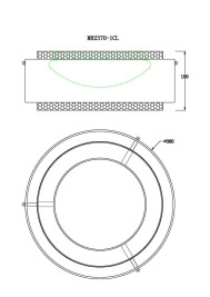 Потолочный светодиодный светильник MyFar Anders MR2370-1CL