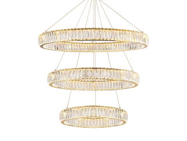 Вертикальная композиция Newport 8240 из трех колец золото №9 S8240_027G