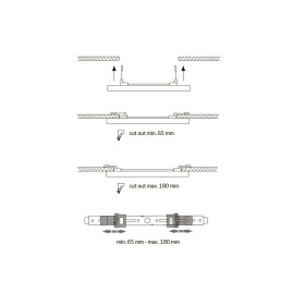 Встраиваемый светильник Nowodvorski Multi Led M White 11357